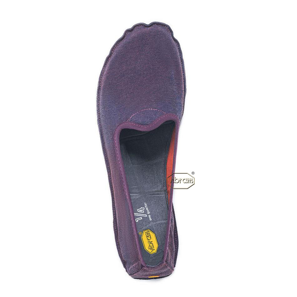 Women's Vibram One Quarter Canvas Shoes Red | AUW50