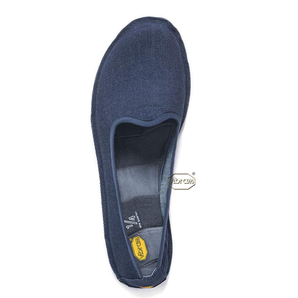 Women's Vibram One Quarter Jeans Shoes Dark Blue / Black | AUA78