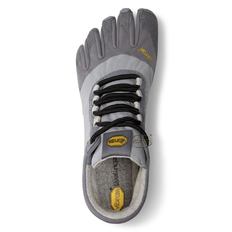 Women's Vibram Trek Ascent Insulated Casual Shoes Grey | AUV69