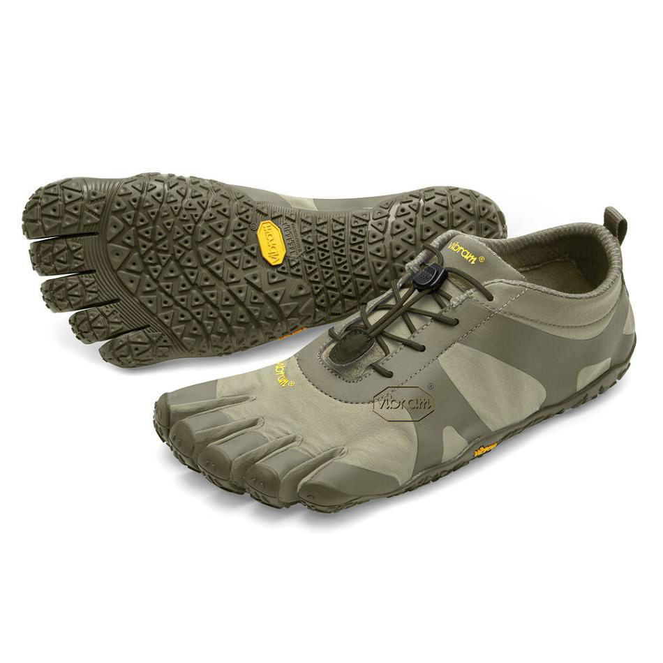 Women\'s Vibram V-Alpha Hiking Shoes Brown / Khaki | AUV87