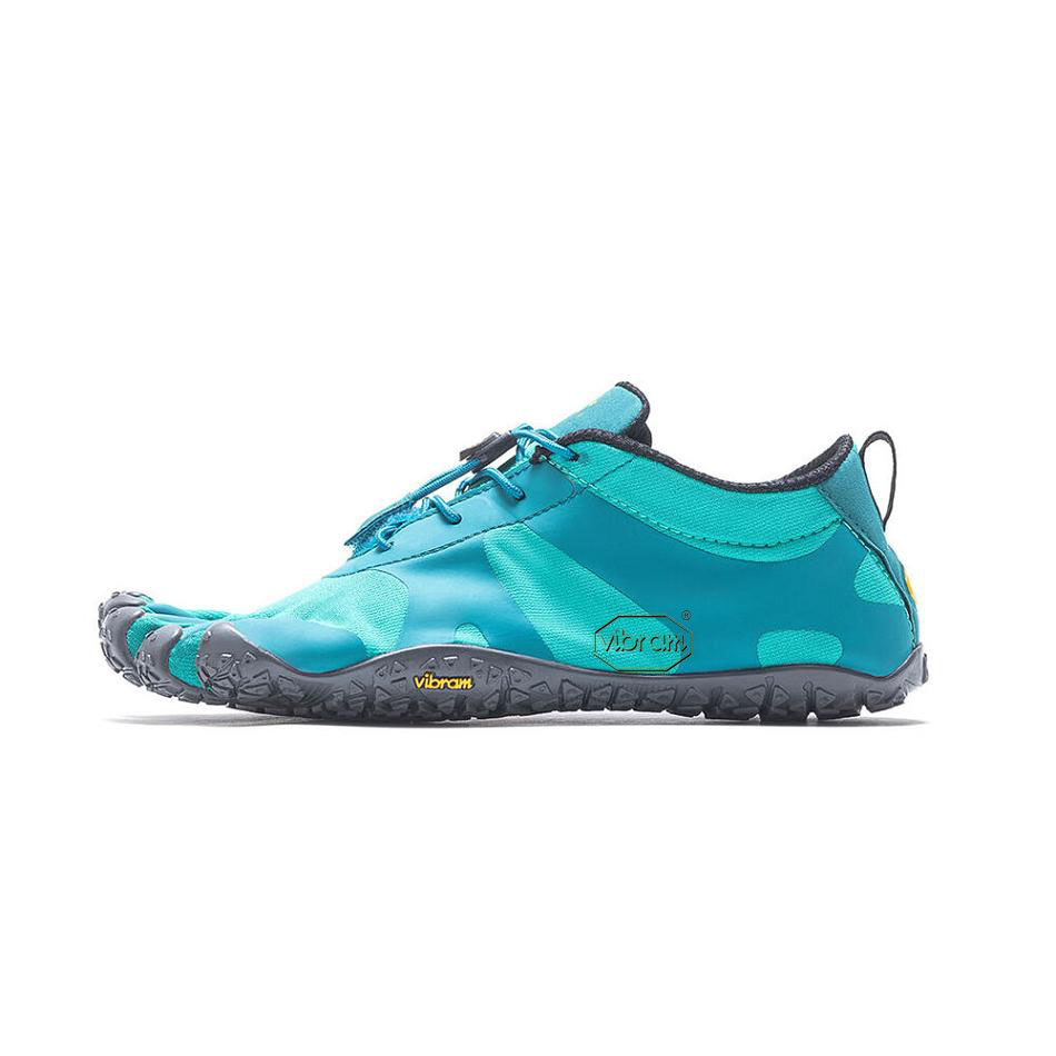 Women's Vibram V-Alpha Hiking Shoes Turquoise / Blue | AUM21