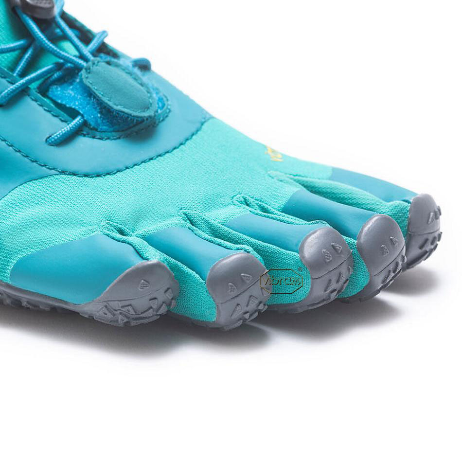 Women's Vibram V-Alpha Hiking Shoes Turquoise / Blue | AUM21