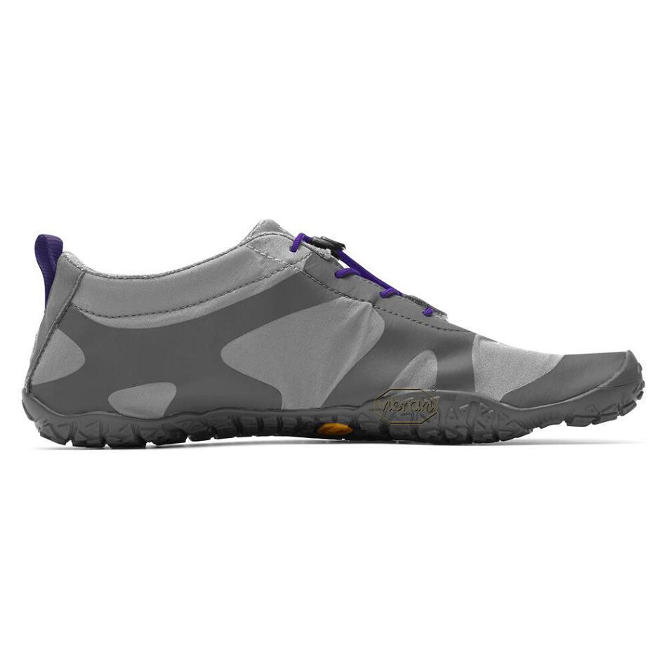 Women's Vibram V-Alpha Trail Running Shoes Grey / Purple | AUF57