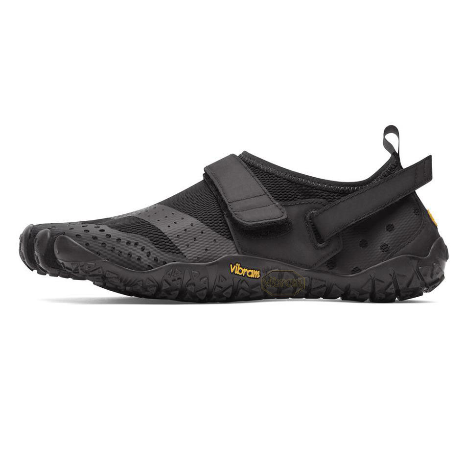 Women's Vibram V-Aqua Water Shoes Black | AUG58