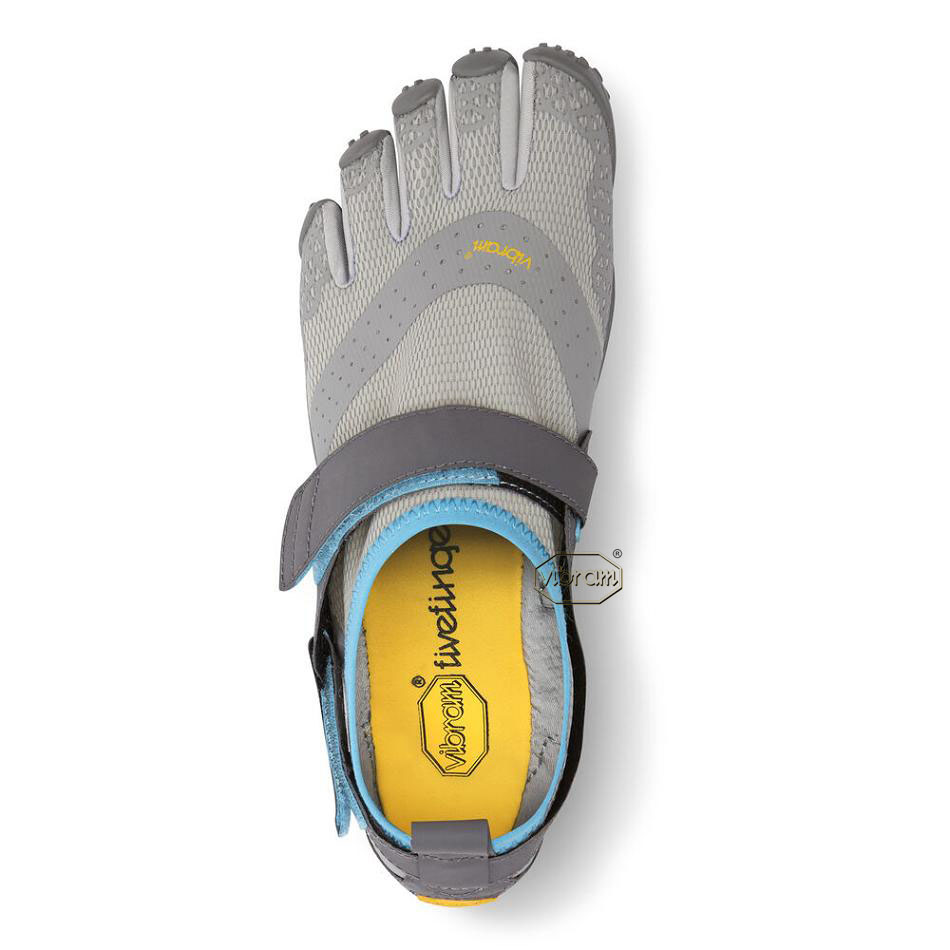 Women's Vibram V-Aqua Water Shoes Light Grey / Blue | AUS82