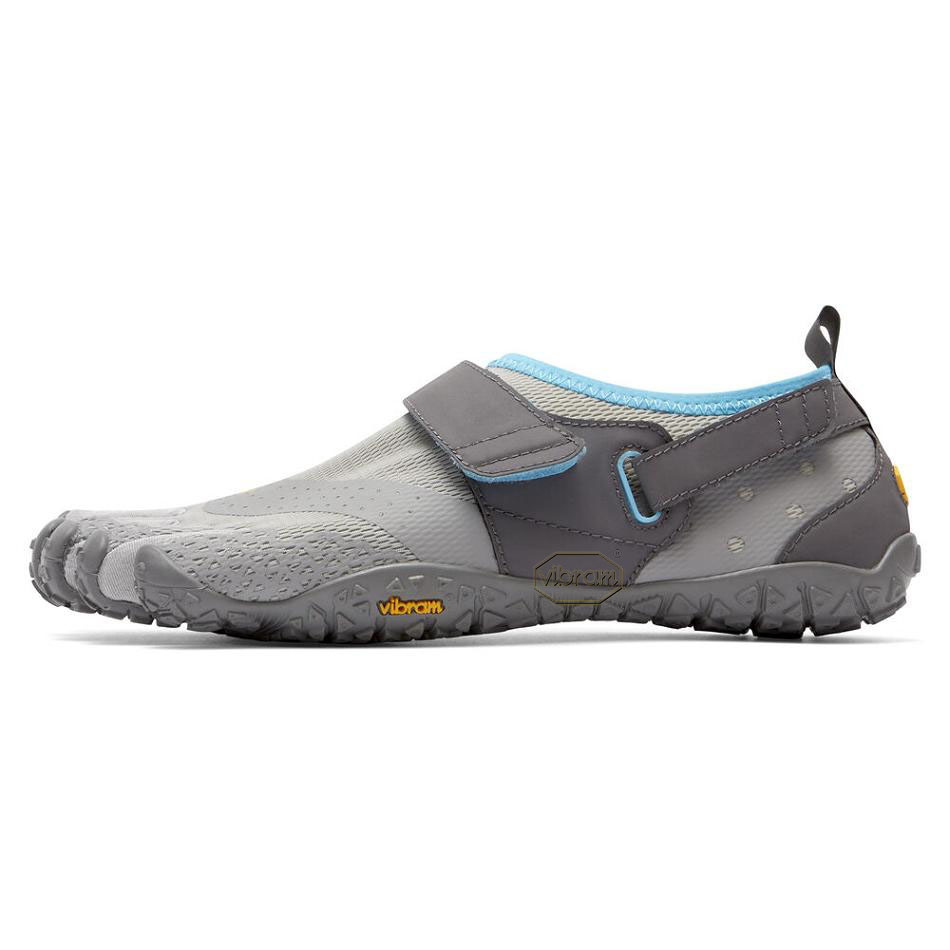 Women's Vibram V-Aqua Water Shoes Light Grey / Blue | AUS82