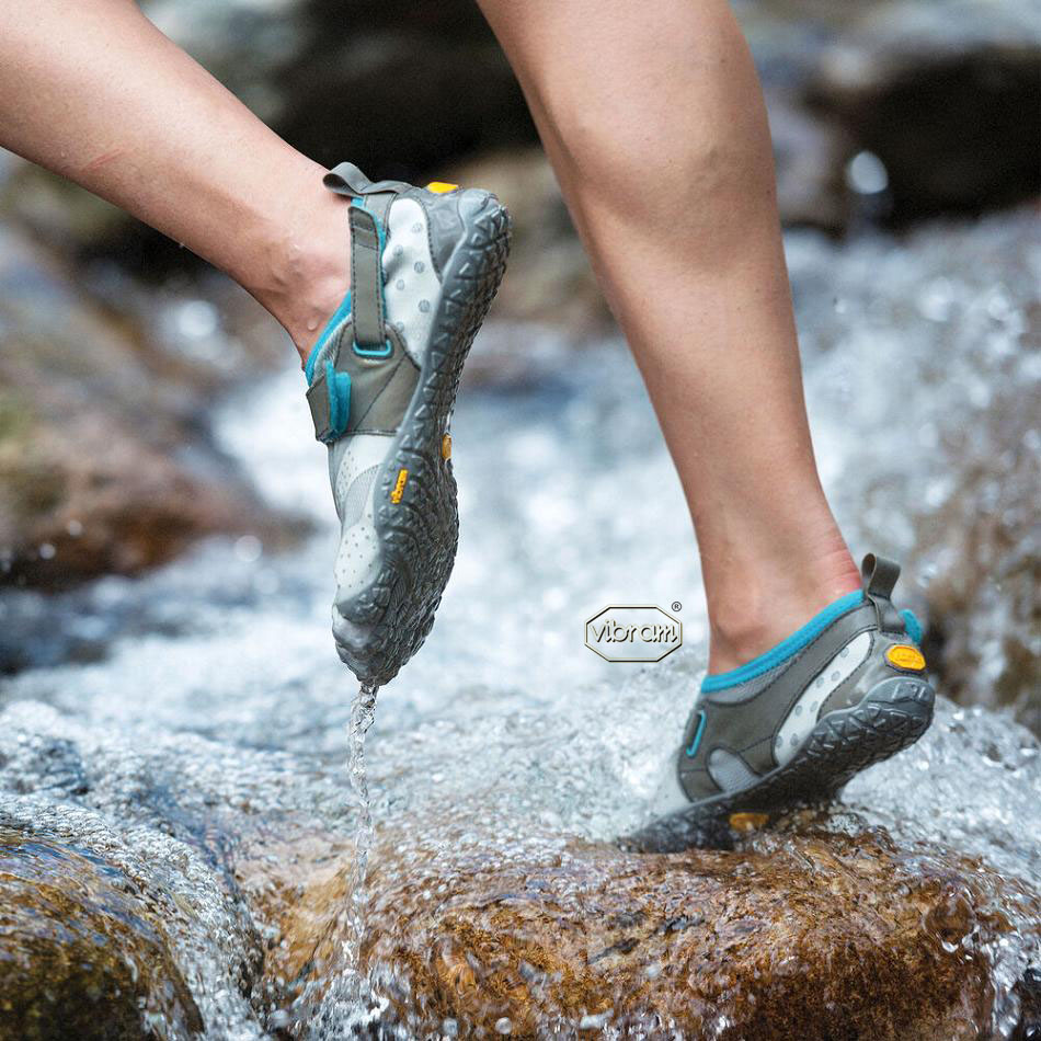 Women's Vibram V-Aqua Water Shoes Light Grey / Blue | AUS82