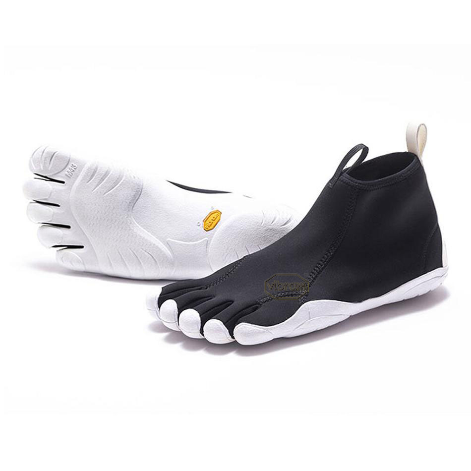 Women\'s Vibram V-NEOP Water Shoes Black / White | AUE48