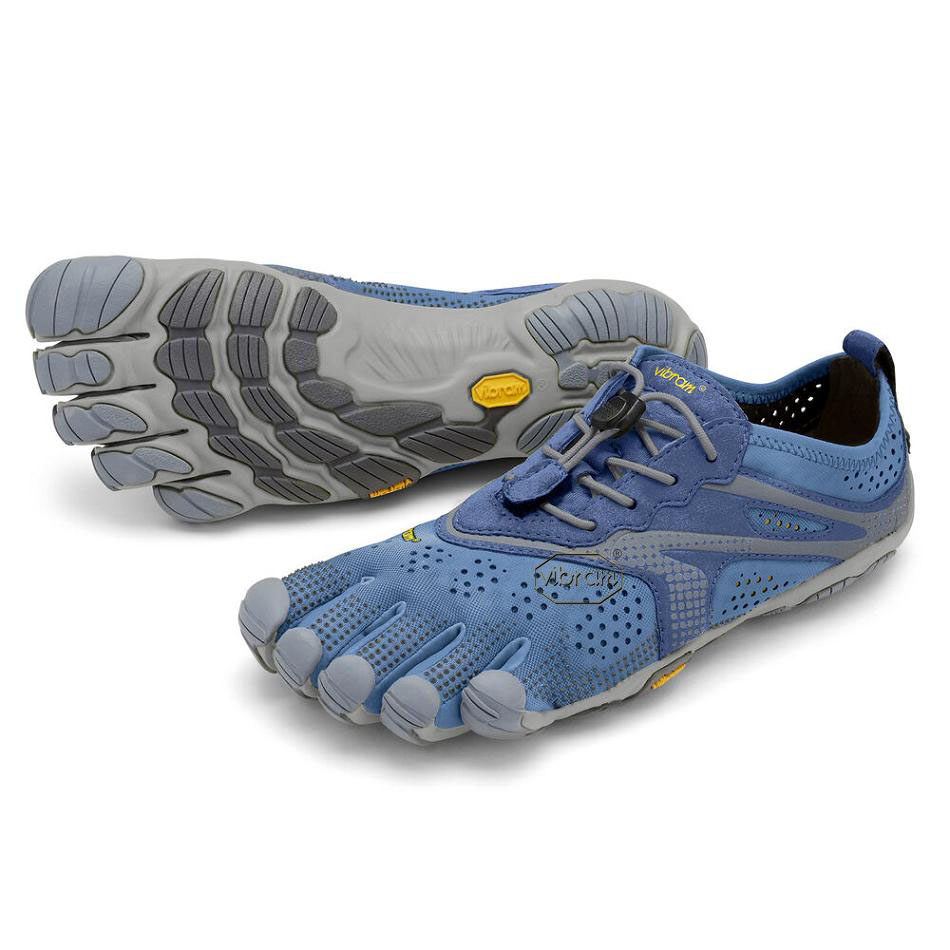 Women\'s Vibram V-Run Running Shoes Blue | AUE72