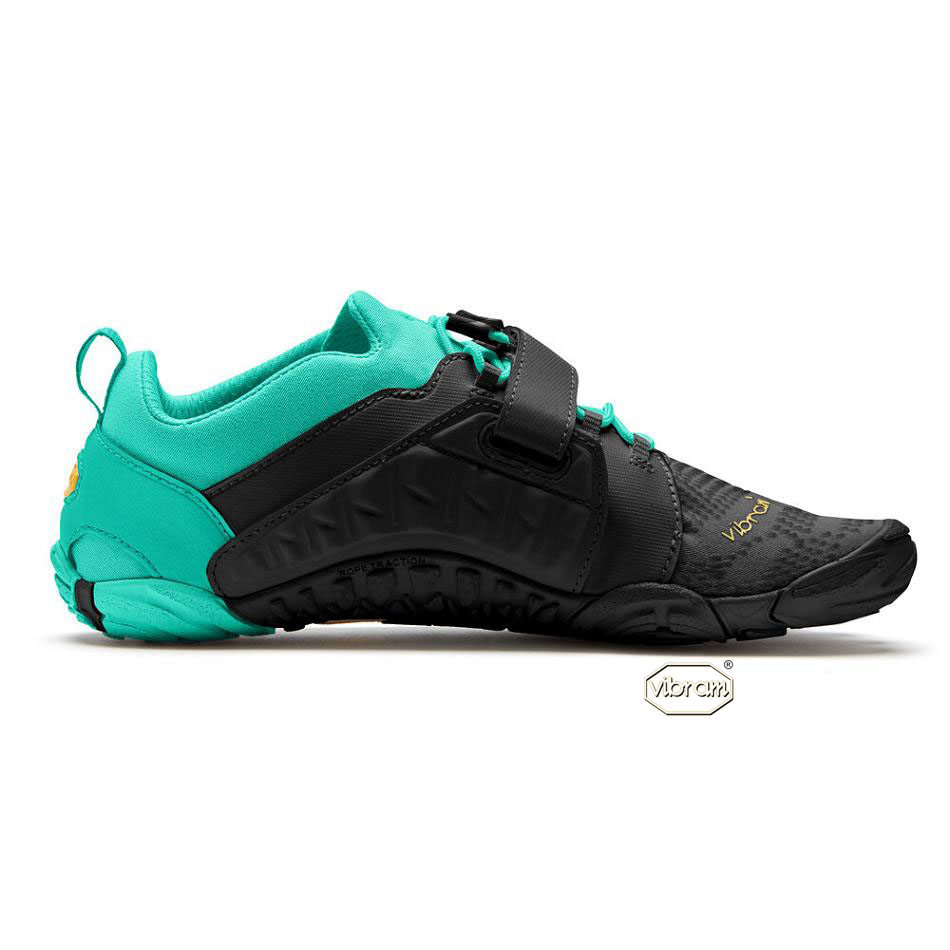 Women's Vibram V-Train 2.0 Training Shoes Black / Green | AUH05