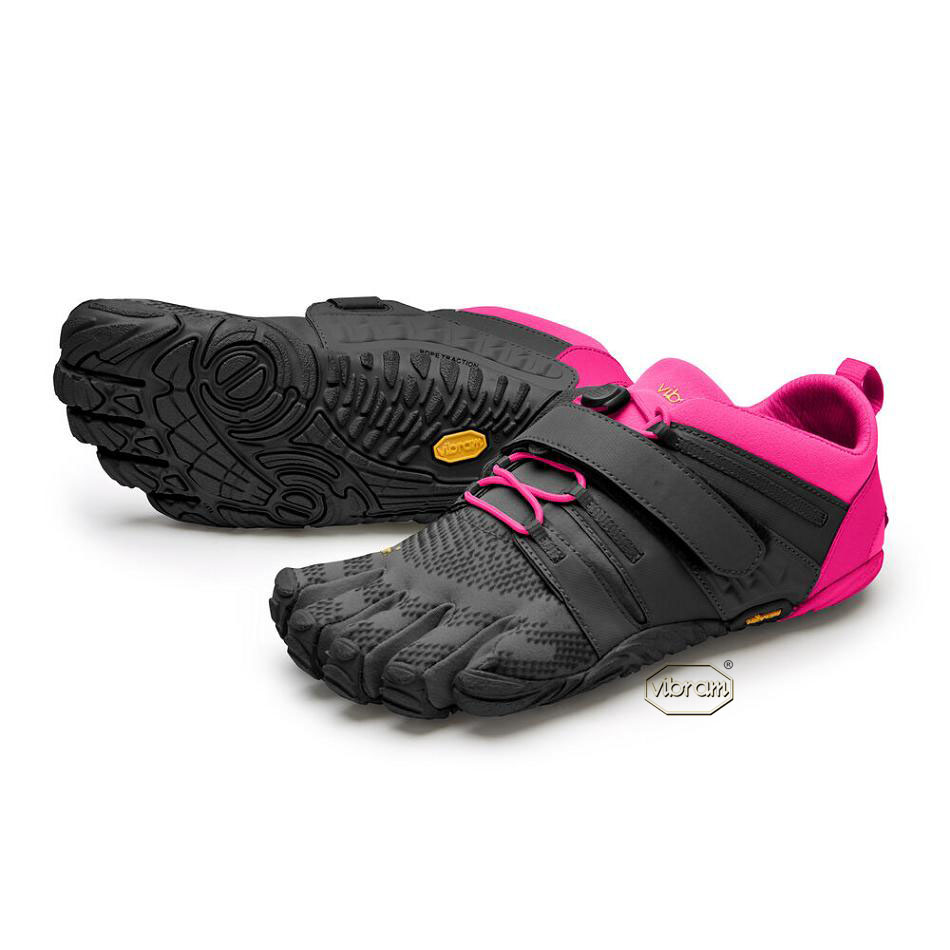 Women\'s Vibram V-Train 2.0 Training Shoes Black / Pink | AUQ70