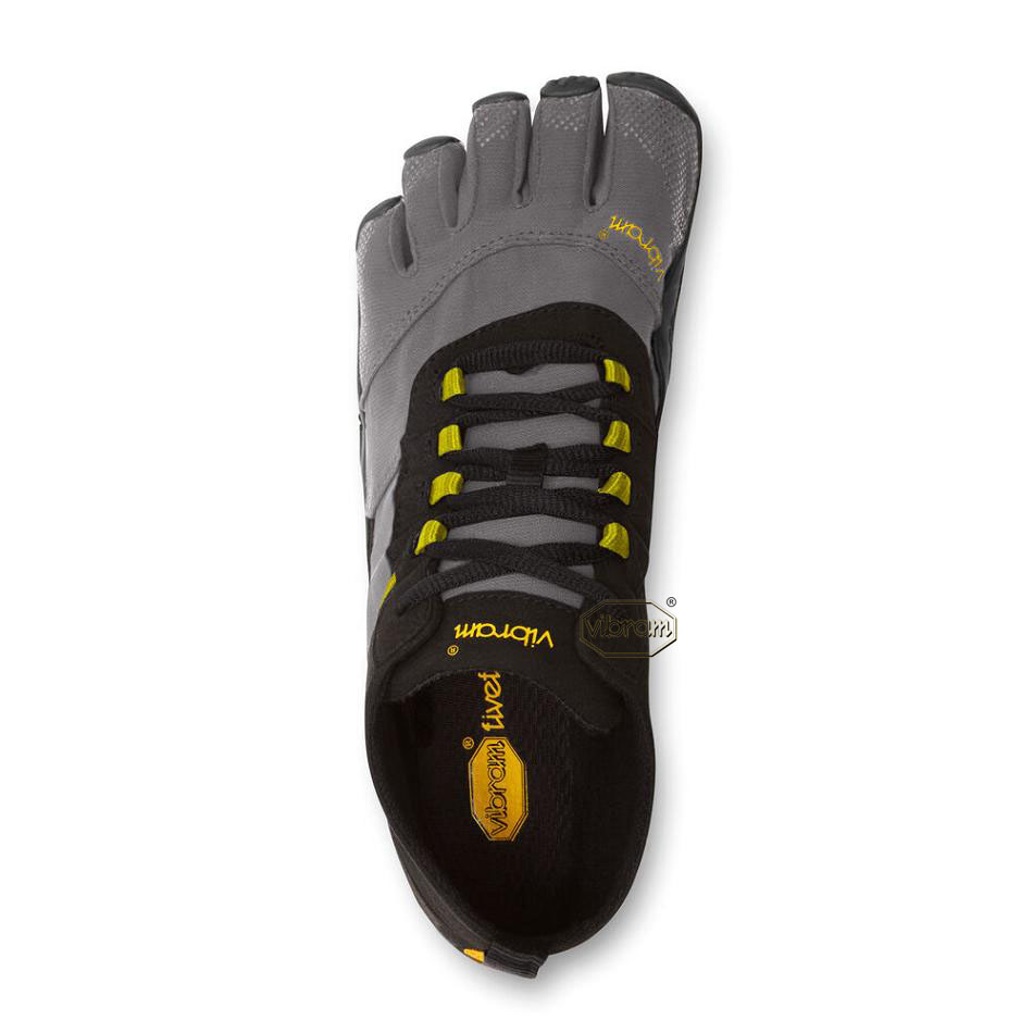 Women's Vibram V-Trek Casual Shoes Black / Grey | AUC14