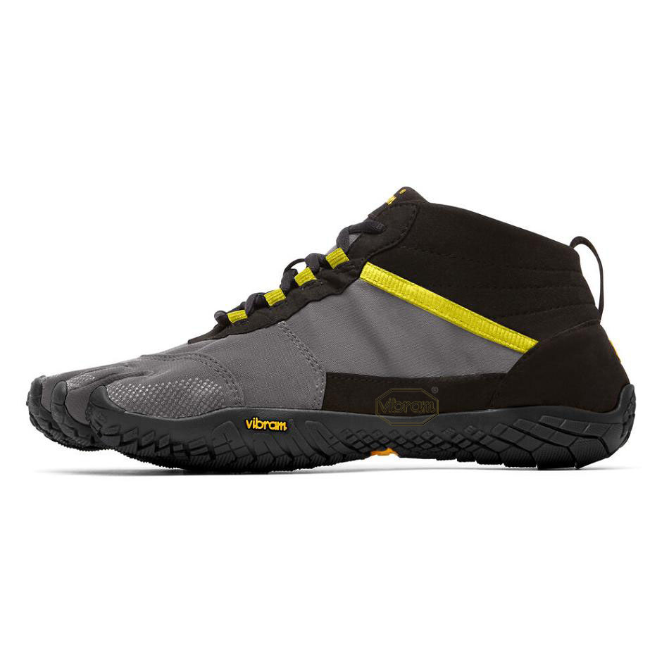 Women's Vibram V-Trek Casual Shoes Black / Grey | AUC14