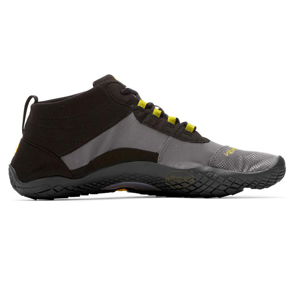 Women's Vibram V-Trek Casual Shoes Black / Grey | AUC14