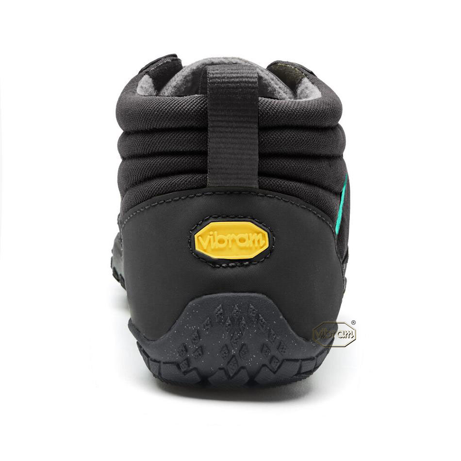 Women's Vibram V-Trek Insulated Casual Shoes Black / Grey / Green | AUR49