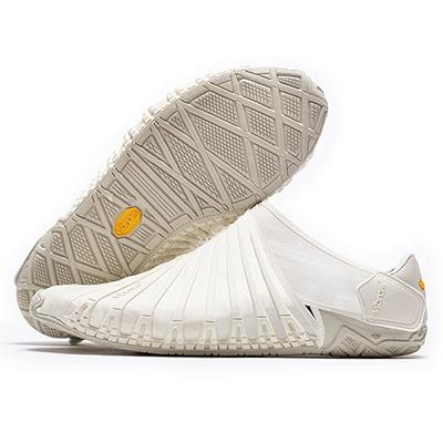 Men's Vibram Furoshiki EcoFree Shoes White | AUF54