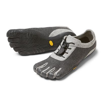 Men's Vibram KSO ECO Wool Casual Shoes Grey / Black | AUE21