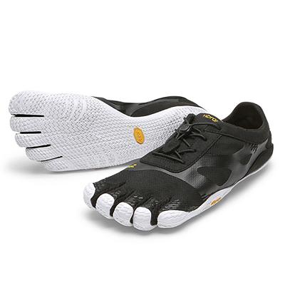 Men's Vibram KSO EVO Training Shoes Black / White | AUP53