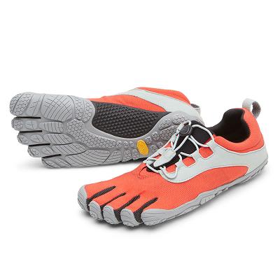 Men's Vibram V-Run Retro Running Shoes Red / Black / Grey | AUW95