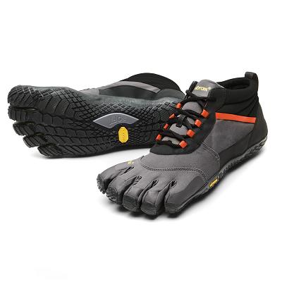 Men's Vibram V-Trek Insulated Hiking Shoes Black / Grey / Red | AUV18