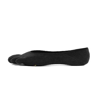 Women's Vibram 5TOE Ghost Socks Black | AUY06