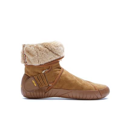 Women's Vibram Furoshiki Classic Shearling Mid Boots Brown | AUU28