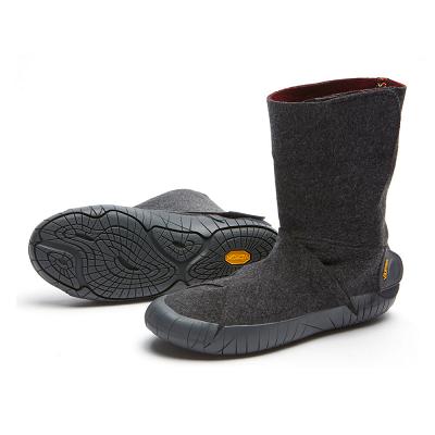 Women's Vibram Furoshiki Russian Felt Mid Boots Grey | AUB40