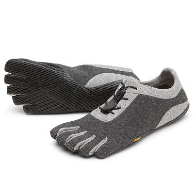 Women's Vibram KSO ECO Wool Casual Shoes Grey / Black | AUB22